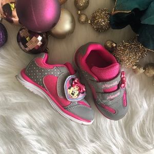 Disney: Minnie Mouse pink and Grey Sneakers